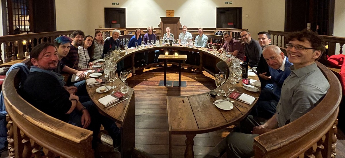 Invited Speakers Meal from 1st COSMOS Team Meeting alter-text